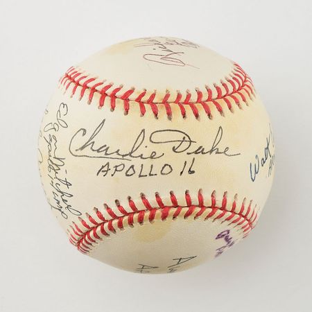 Lot #5142  Astronauts Signed Baseball - Image 1