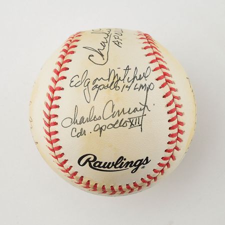 Lot #5142  Astronauts Signed Baseball - Image 2