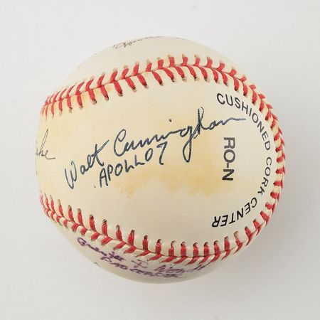 Lot #5142  Astronauts Signed Baseball - Image 3