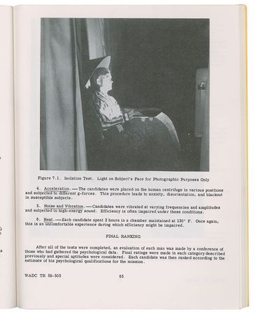 Lot #5022 Scott Carpenter's Project Mercury Candidate Evaluation Booklet - Image 6