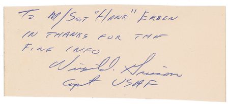 Lot #5029  Mercury Seven Group of (7) Handwritten Notes - Image 1
