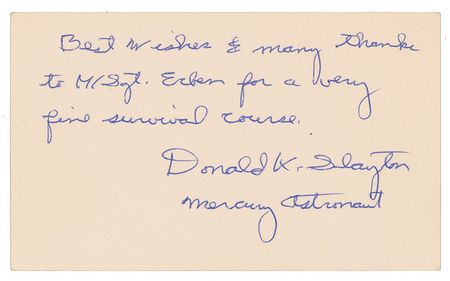 Lot #5029  Mercury Seven Group of (7) Handwritten Notes - Image 3