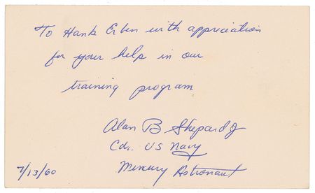 Lot #5029  Mercury Seven Group of (7) Handwritten Notes - Image 5