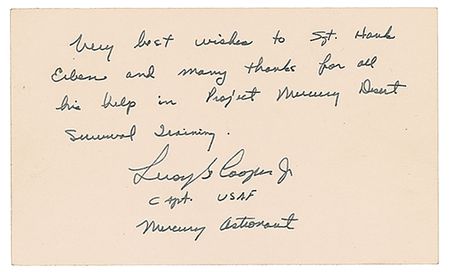 Lot #5029  Mercury Seven Group of (7) Handwritten Notes - Image 7