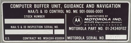 Lot #5094  Apollo CM Guidance and Navigation Computer Buffer Units - Image 4