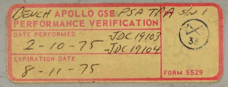 Lot #5113  Apollo Ground Support PSA Test Point Adapter - Image 2