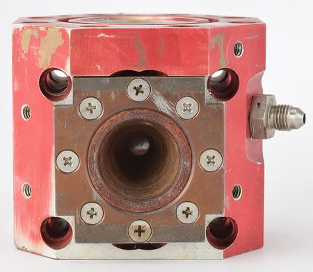 Lot #5408  Rocket Engine Attitude Control Thruster Right Angle Ablated Nozzle - Image 2