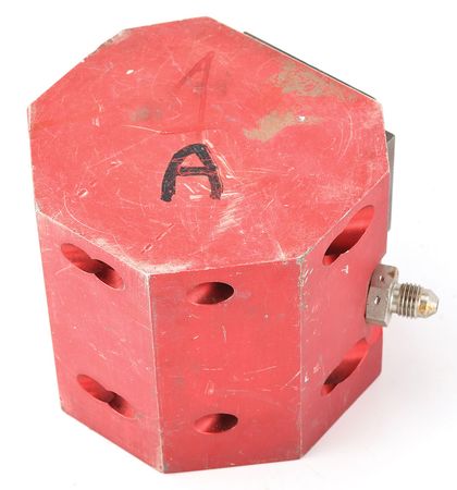 Lot #5408  Rocket Engine Attitude Control Thruster Right Angle Ablated Nozzle - Image 5