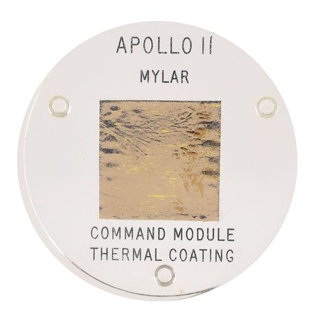 Lot #5281  Apollo 11 Flown Kapton Swatch - Image 1