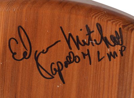 Lot #5069 Charlie Duke and Edgar Mitchell Signed Saturn V 1/100 Model - Image 2