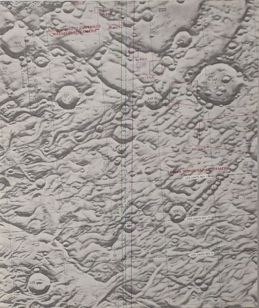 Lot #5218 James Lovell's Apollo 13 Flown Lunar Map - Image 6