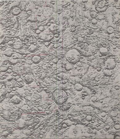 Lot #5218 James Lovell's Apollo 13 Flown Lunar Map - Image 7