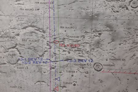 Lot #5218 James Lovell's Apollo 13 Flown Lunar Map - Image 9