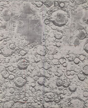 Lot #5218 James Lovell's Apollo 13 Flown Lunar Map - Image 15