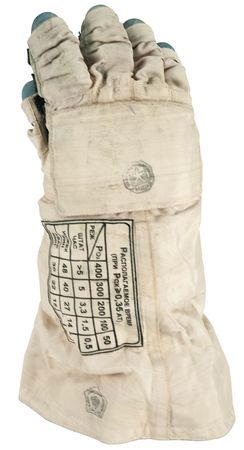 Lot #5342 Nikolai Budarin's EVA Flown Orlan Glove - Image 2