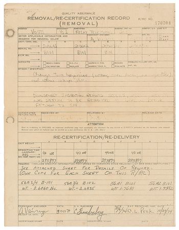 Lot #5391  JPL Mars Viking Orbiter Flight Hardware - Image 3