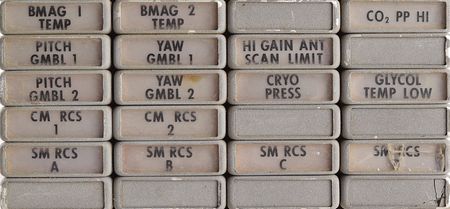 Lot #5103  Apollo Command Module Block II Master Caution and Event Annunciator Panel - Image 5