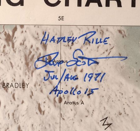 Lot #5147  Moonwalkers Signed Lunar Chart - Image 6