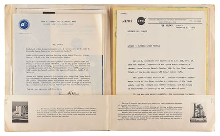 Lot #5168 Alan Bean Family's Apollo 9 Launch Visitor Pack - Image 2