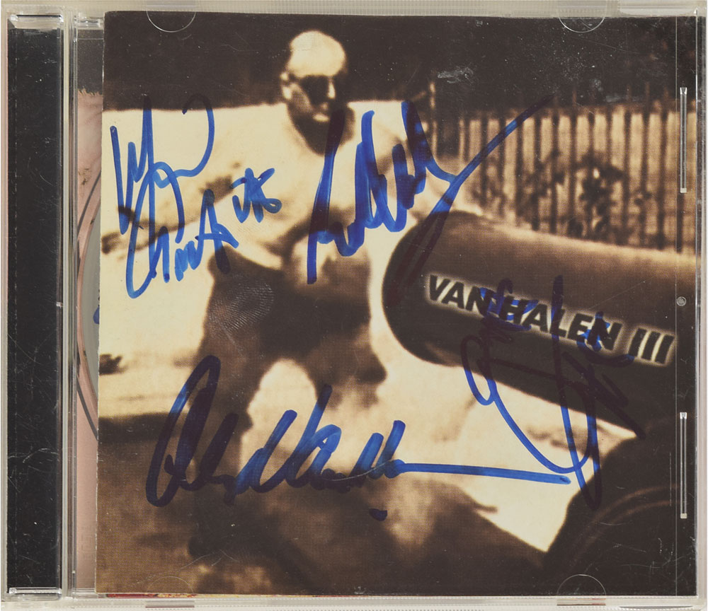 Van Halen Signed CD | RR Auction