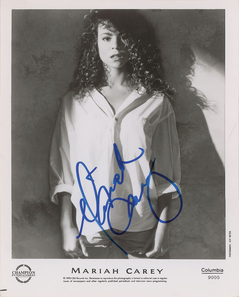 Mariah Carey Signed Photograph | RR Auction
