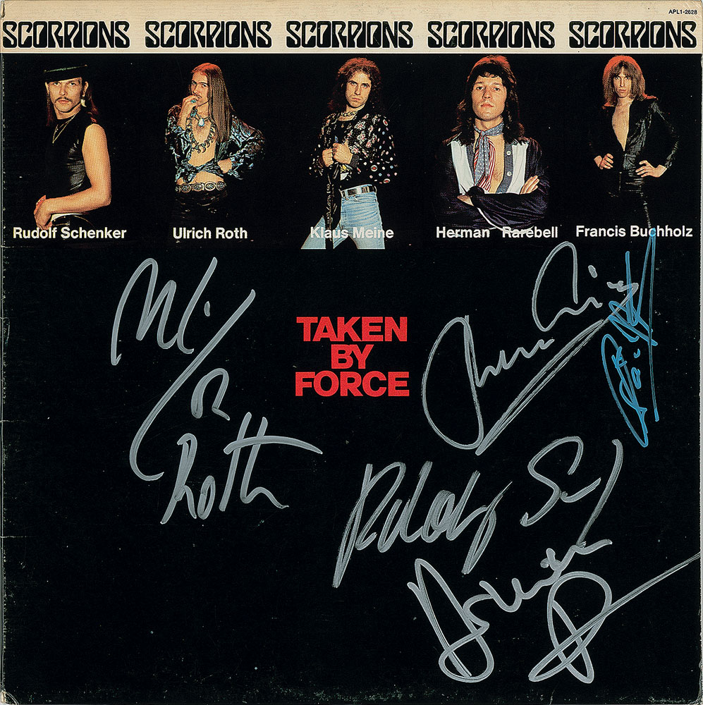 SCORPIONS サイン入りCD Scorpions Signed Album | RR Auction