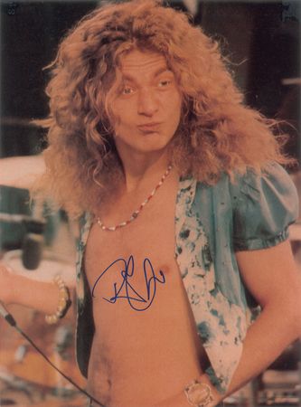 Lot #7021  Led Zeppelin: Robert Plant Oversized