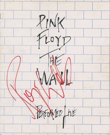 Lot #7015  Pink Floyd: Roger Waters Signed Tour