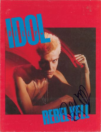 Lot #7291 Billy Idol Signed Press Kit - Image 1