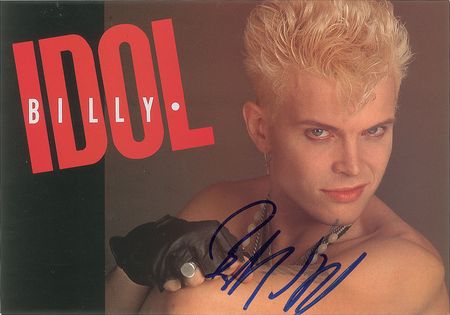 Lot #7291 Billy Idol Signed Press Kit - Image 2