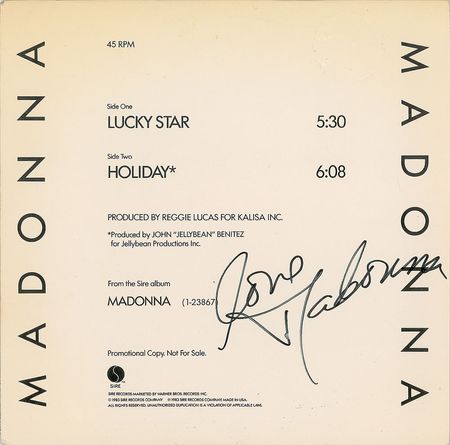 Lot #7307  Madonna Signed Album - Image 1
