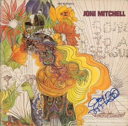 Lot #7096 Joni Mitchell Signed Album - Image 1