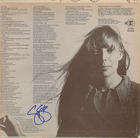 Lot #7096 Joni Mitchell Signed Album - Image 2
