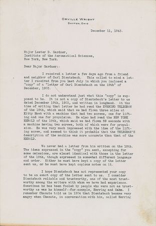 Lot #8112 Orville Wright - Image 1