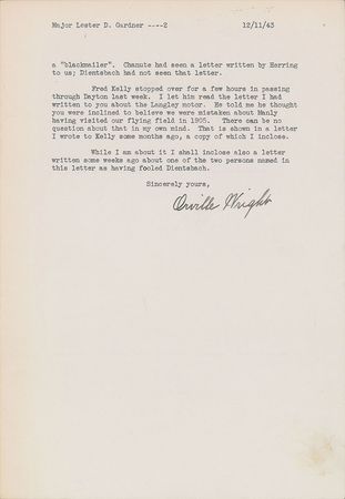 Lot #8112 Orville Wright - Image 2