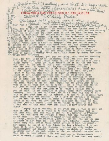 Lot #8124 Ernest Hemingway - Image 1
