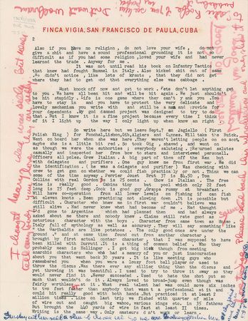 Lot #8124 Ernest Hemingway - Image 2