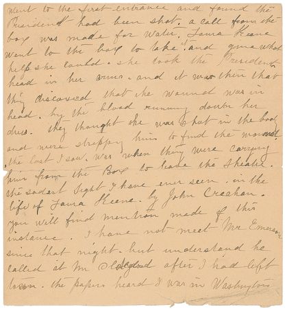 Lot #8027  Lincoln Assassination: Jeannie Gourlay - Image 3