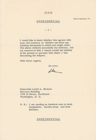 Lot #8045 Dwight D. Eisenhower - Image 2