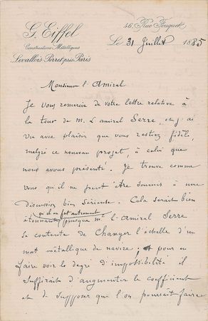 Lot #8114 Gustave Eiffel - Image 1