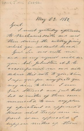 Lot #8102 Jefferson Davis - Image 1