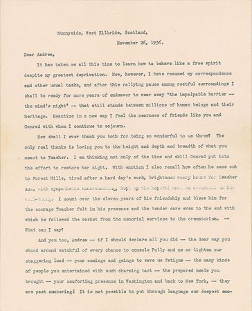 Lot #8060 Helen Keller - Image 1