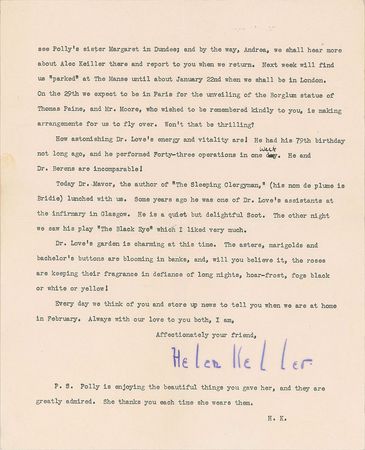 Lot #8060 Helen Keller - Image 4