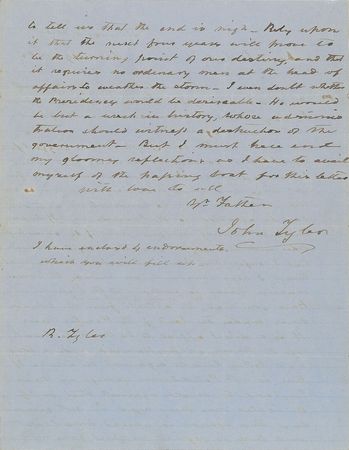 Lot #8018 John Tyler - Image 2