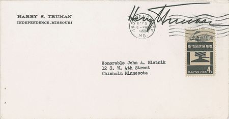 Lot #8043 Harry S. Truman - Image 3