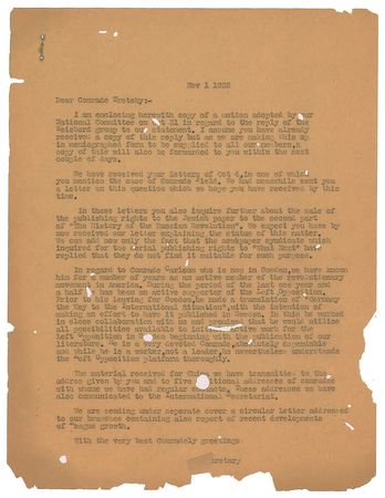 Lot #8085 Leon Trotsky - Image 3