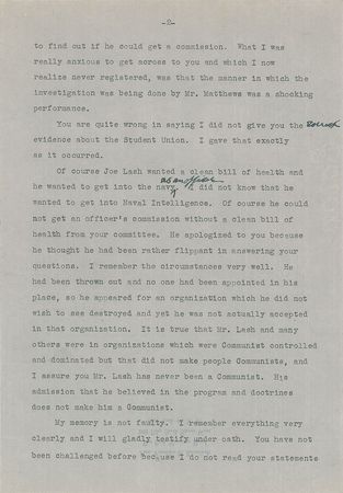 Lot #8041 Eleanor Roosevelt - Image 2