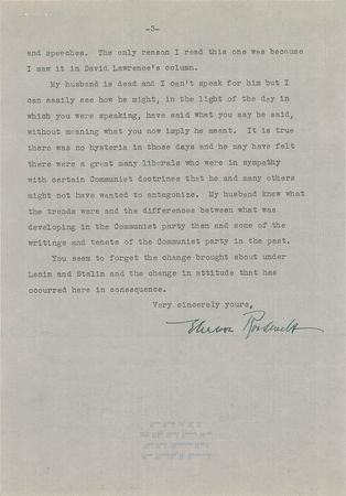 Lot #8041 Eleanor Roosevelt - Image 3