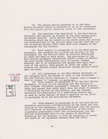 Lot #8128 Ayn Rand - Image 5