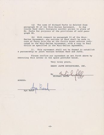 Lot #8128 Ayn Rand - Image 6